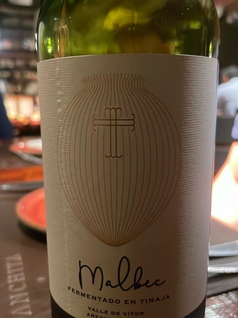 Hacienda del Abuelo Malbec de Tinajas 2022 (Perú) - Botella
